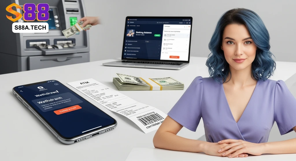 Hướng dẫn từng bước rút tiền tại S88VIP